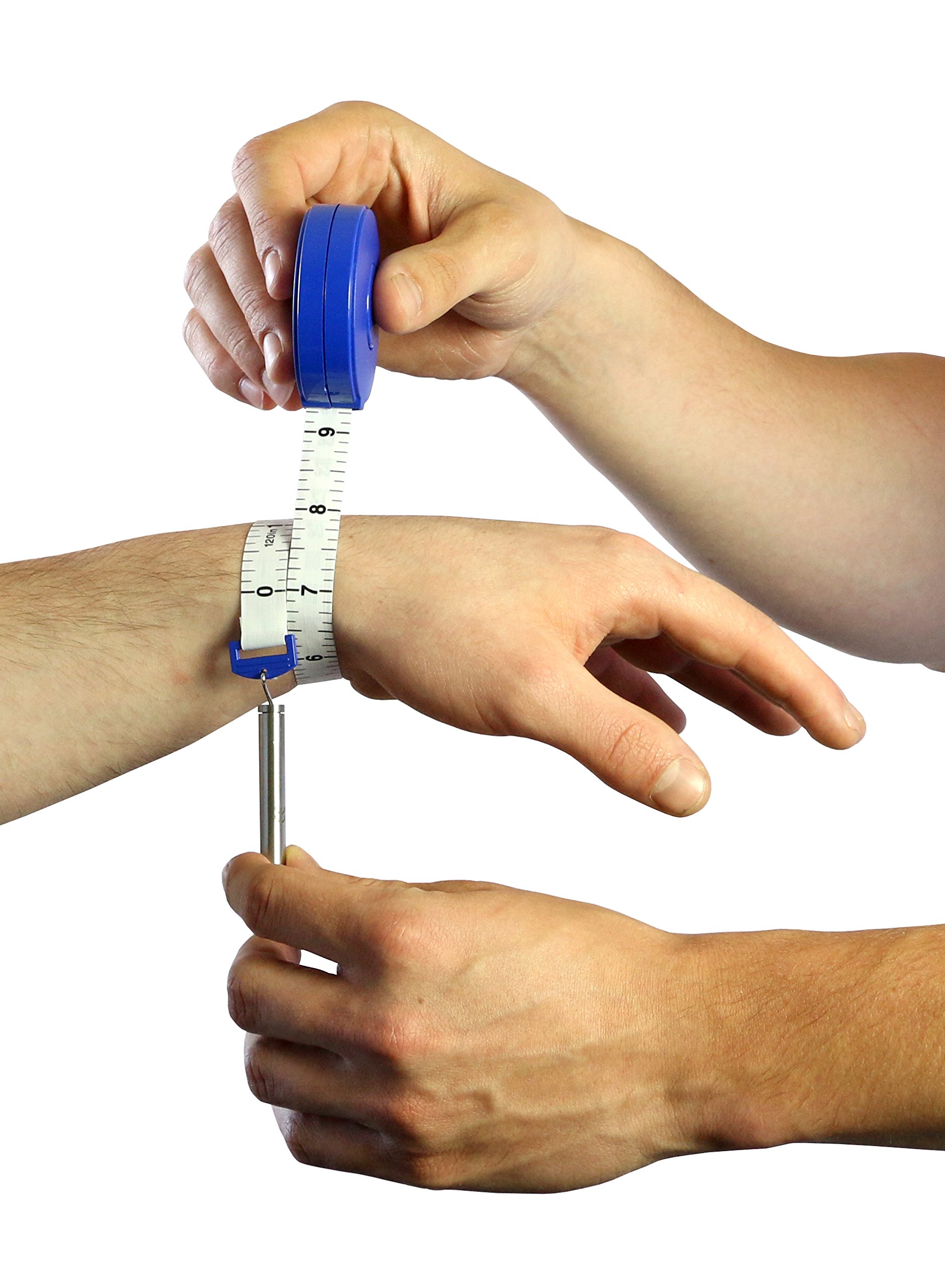 CanDo Baseline Measurement Tape with Gulick Attachment - 60 Inch Retractable Measuring Tape for Physical Therapy, Fitness, and Medical Use - Perfect for Rehabilitation, Sports Training, and Clinical Assessments