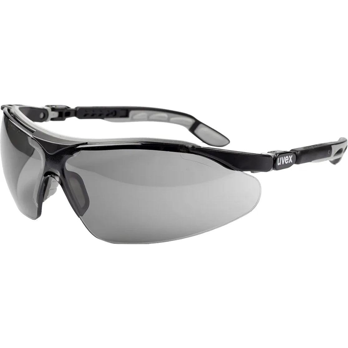 Uvex I VO Grey Safety Glasses 9160 076 - UV400 Protection, Anti-Fog, Scratch Resistant for Construction, Woodworking & Outdoor Activities