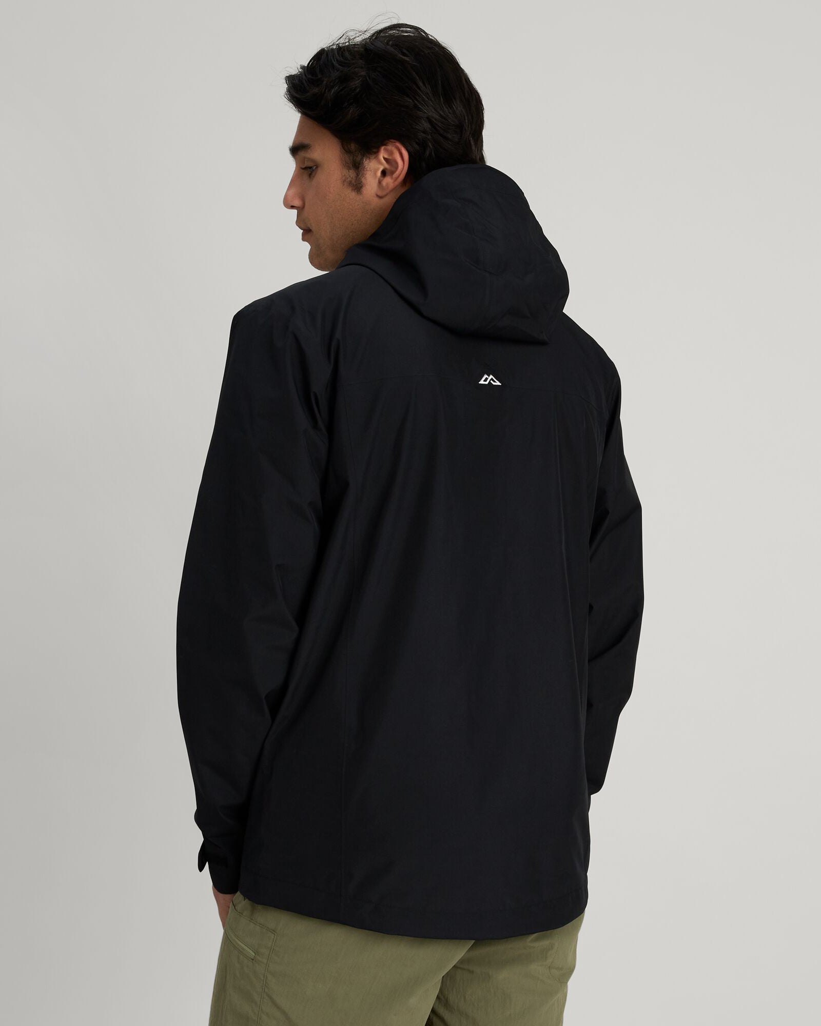 Men's Bealey GORE-TEX® Waterproof Rain Jacket - Black - Lightweight Windproof Outdoor Hiking & Travel Coat