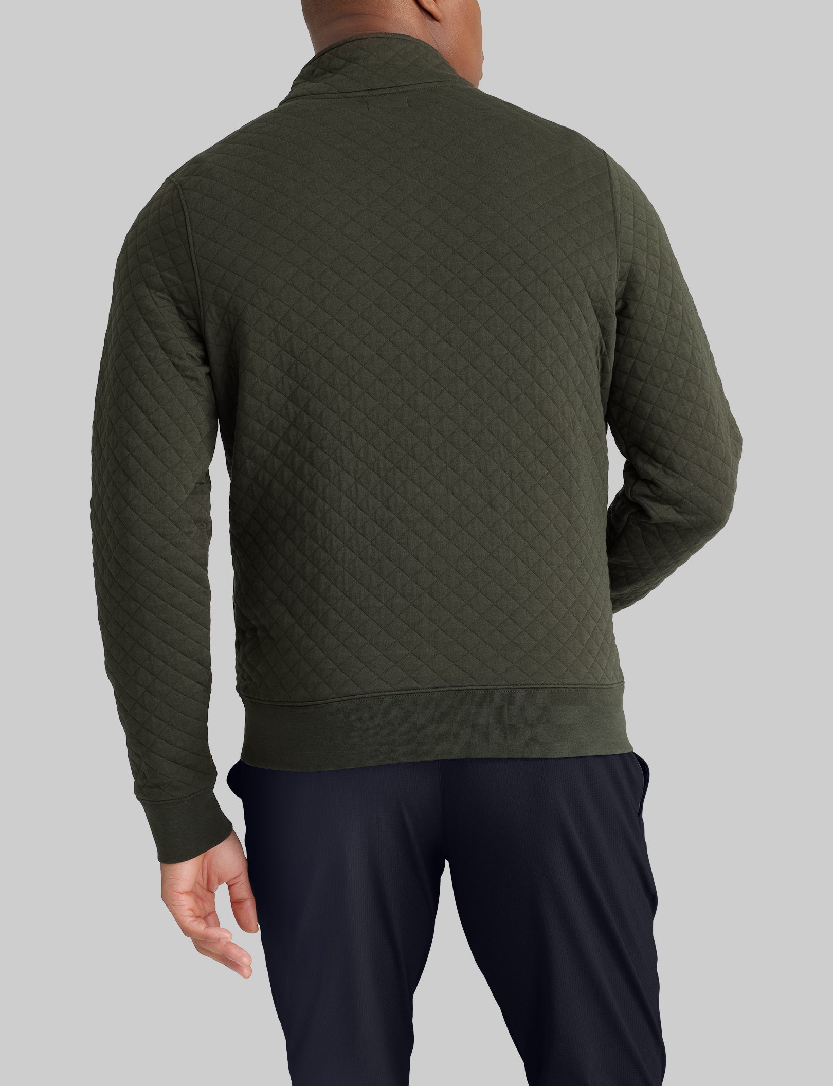 Quilted Quarter Zip Pullover for Men & Women - Lightweight Fleece Jacket for Outdoor Hiking, Running & Casual Wear | Cozy Layered Winter Fashion