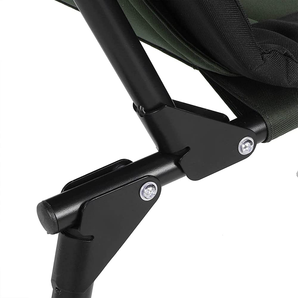Adjustable Height & Tilt Fishing Chair - Portable Folding Camping Chair for Outdoor Activities - Perfect for Fishing, Hiking, Picnics & Beach Trips