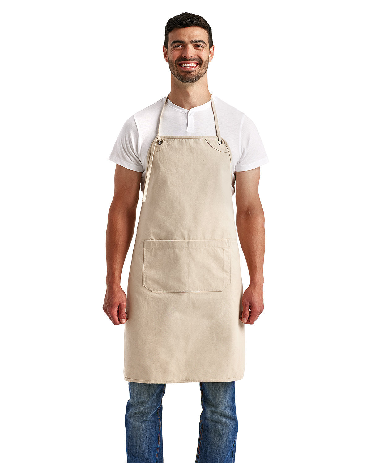 Reprime RP181 Unisex Canvas Apron - Durable Artisan Collection for Cooking, Baking, Woodworking & DIY Crafts - Adjustable & Stylish Workwear for Chefs, Artists & Makers