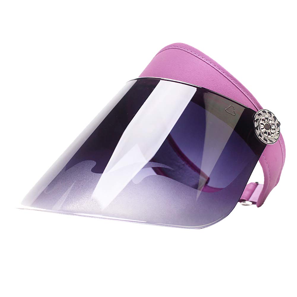 360° Rotating Sun Visor Hat with UV Protection - ChezAbbey Solar Face Shield Cap for Summer Outdoor Activities, Gardening, Hiking & Beach