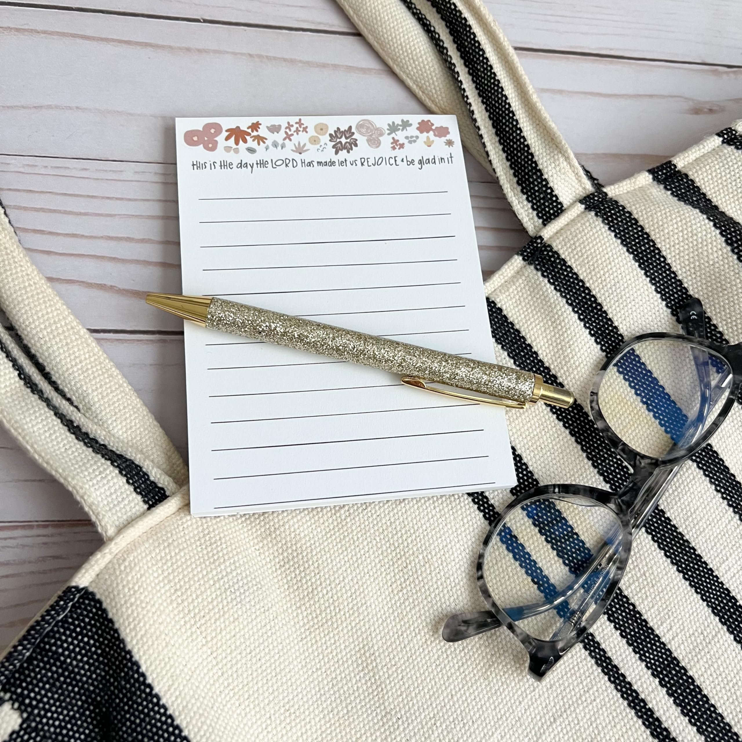 Christian Notepads & Faith Notes - Personalized Lined To-Do Notepad with Sticky Notes | Perfect for Bible Study, Prayer Journaling & Daily Planning