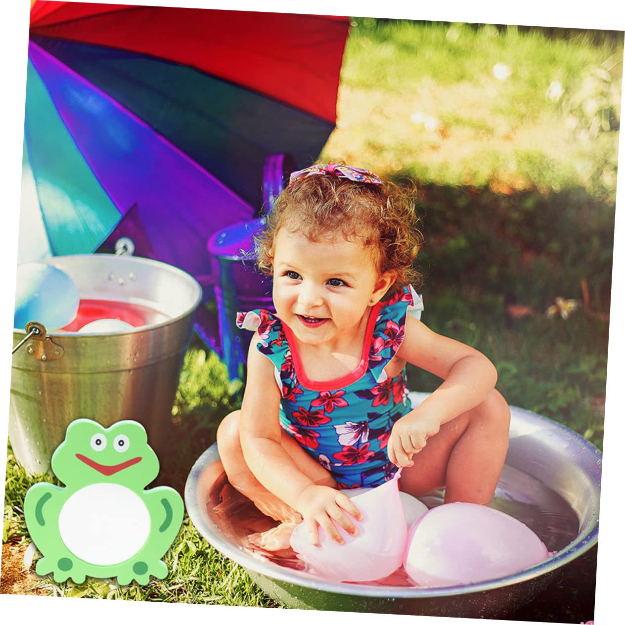 HEMOTON 16-Piece EVA Cartoon Mirror Bath Toys Set - Waterproof Shower Game Toys for Kids (Red) | Fun Bathtime Learning & Sensory Play for Toddlers