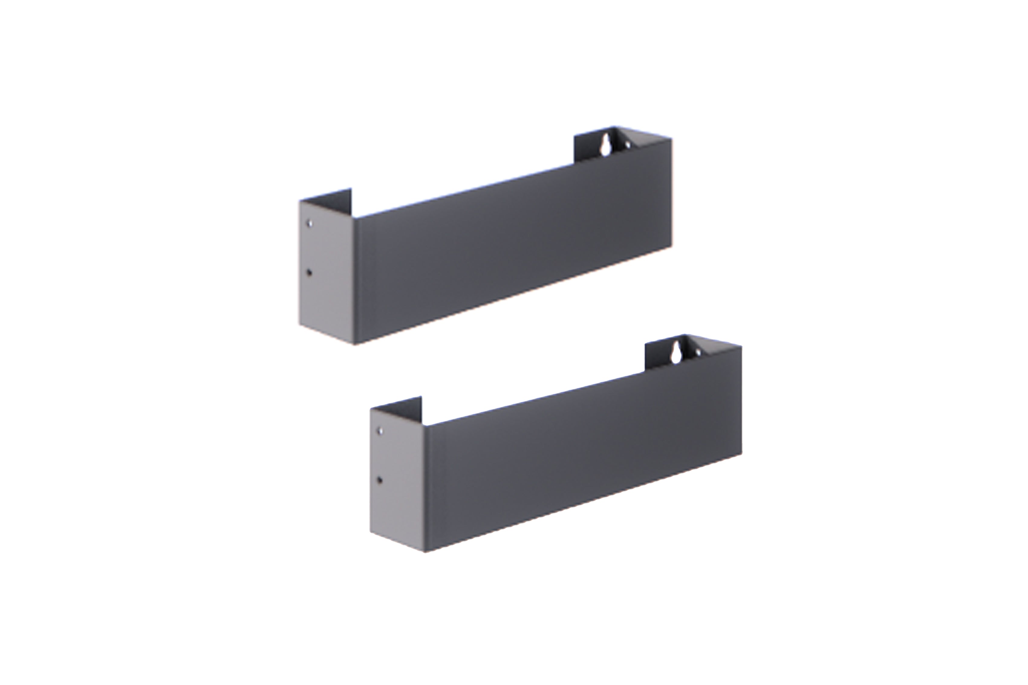 ProSlat LUX Door Tray 2 Pack - Premium Wall Mounted Organizer for Entryway, Kitchen, or Bathroom - Perfect for Keys, Mail & Small Essentials Storage