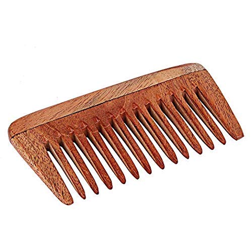 AATIRA Neem Wooden Wide Tooth Comb for Hair Growth, Hair Fall & Dandruff Control - Anti-Frizz Detangling Comb for Men & Women - Perfect for Daily Hair Care & Scalp Massage