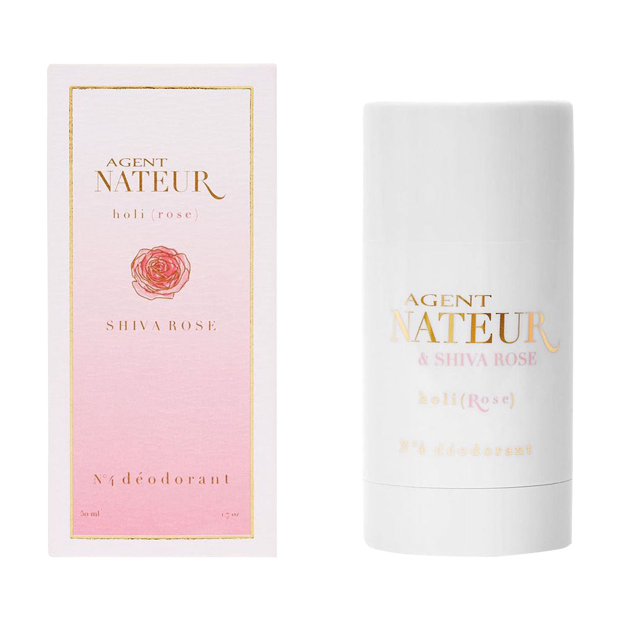 Holi (Rose) N4 Deodorant for Women - Long Lasting Natural Body Odor Protection - Perfect for Gym, Work & Daily Freshness