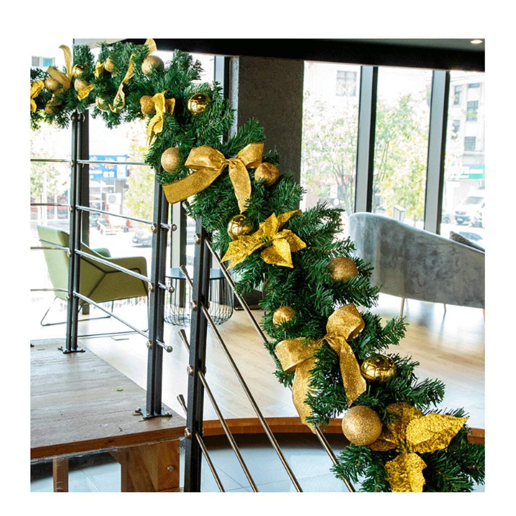ZANZAN 8.8ft Christmas Wreath - Battery & Plug-in Operated Xmas Garland for Front Door, Indoor Outdoor Fireplace Decorations - Perfect for Holiday Home Decor, Party & Winter Festival Lighting