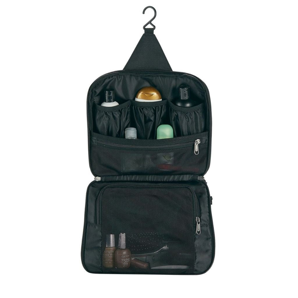 Eagle Creek PACK IT™ REVEAL Hanging Toiletry Kit - Water-Resistant Travel Cosmetic Bag for Men & Women | Perfect for Airplane Carry-On, Camping, and Business Trips
