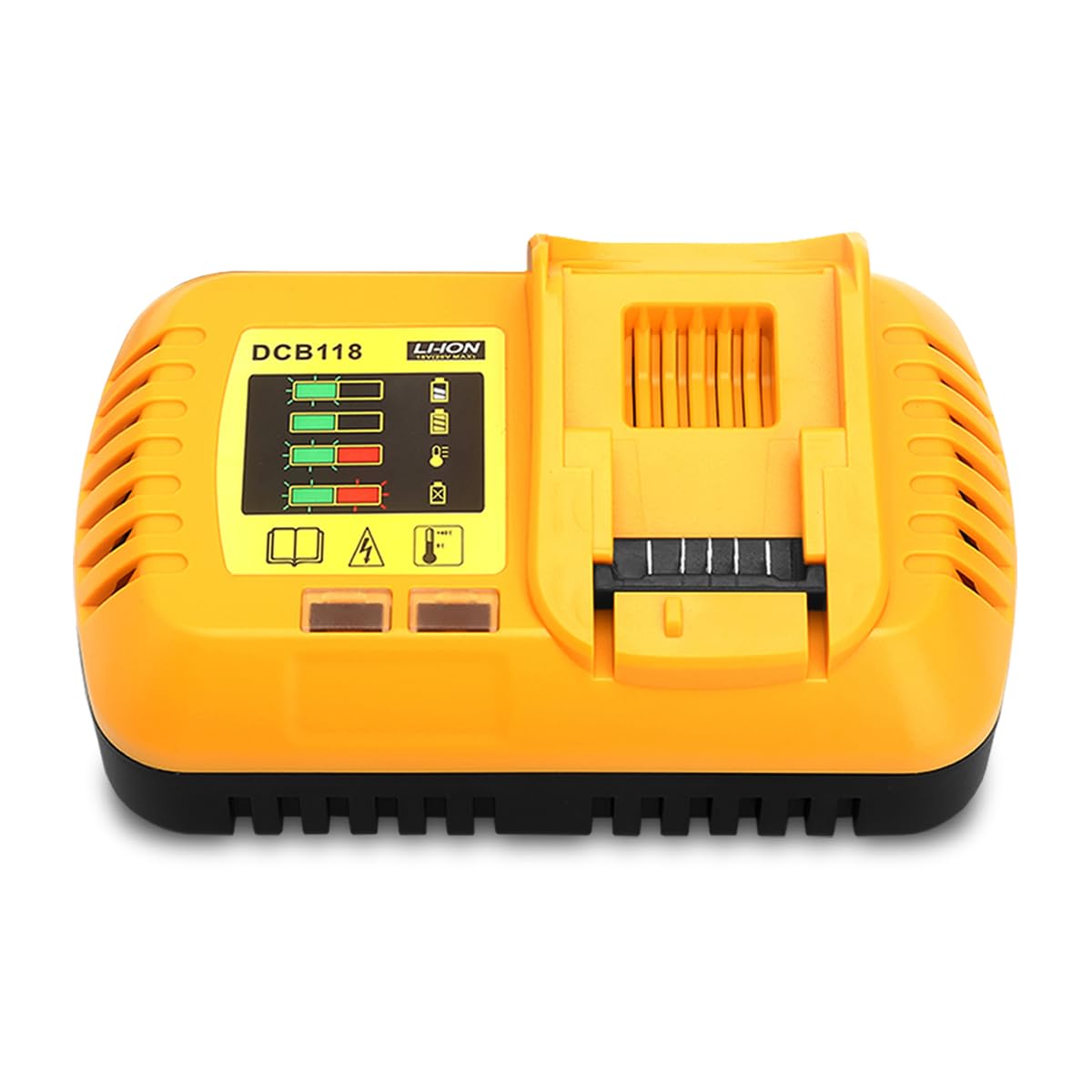 DEWALT 60V/20V MAX Battery Charger Replacement (DCB609, DCB118, DCB1112) - Fast Charging for DEWALT Power Tools - Perfect for Job Sites, Workshops & Home DIY Projects