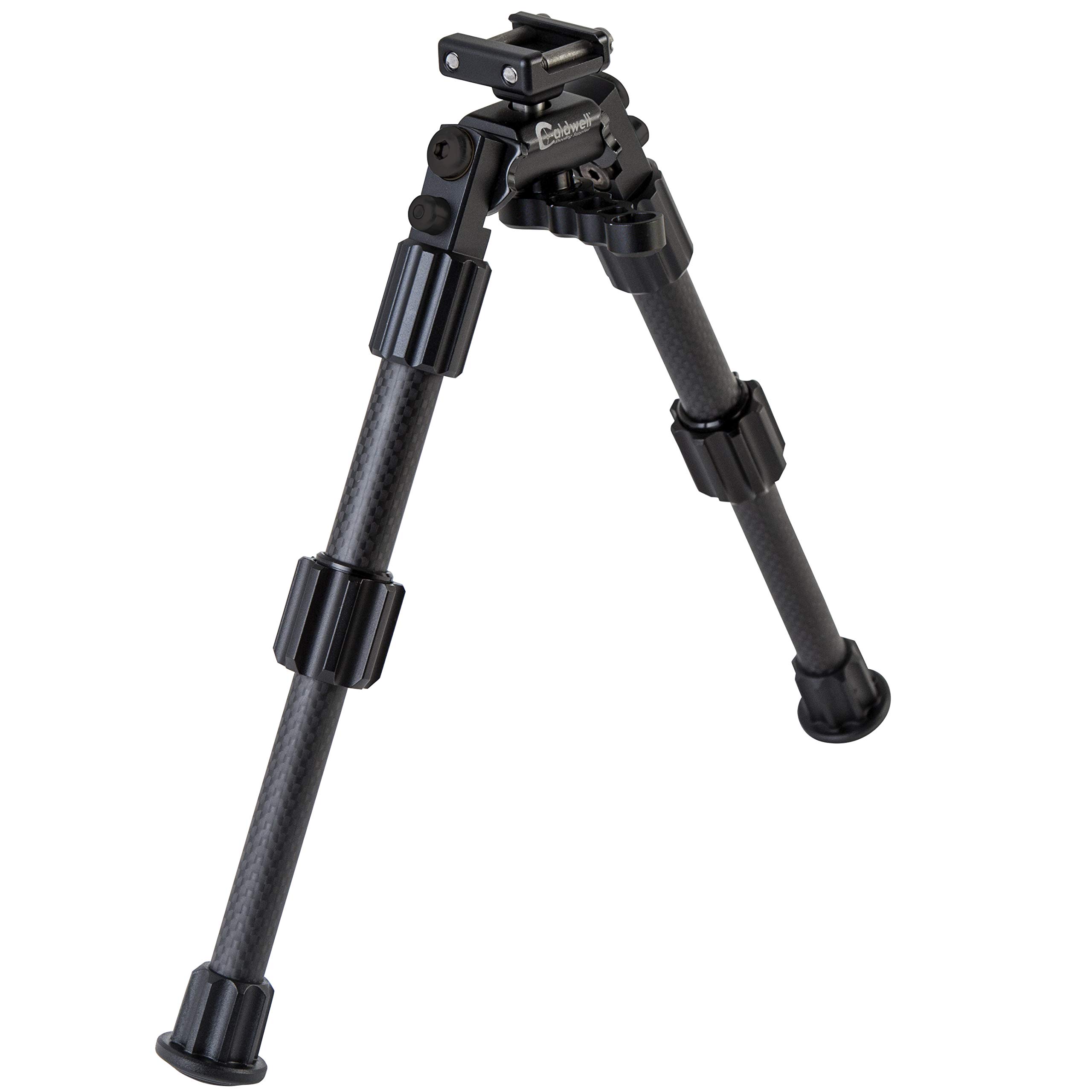 Premium Carbon Fiber Picatinny Rail Bipod with Twist Lock Quick-Deploy Legs | Tactical Shooting & Hunting Accessory | Compatible with Long Gun Rifles | Ideal for Range Training, Sport Shooting & Outdoor Hunting