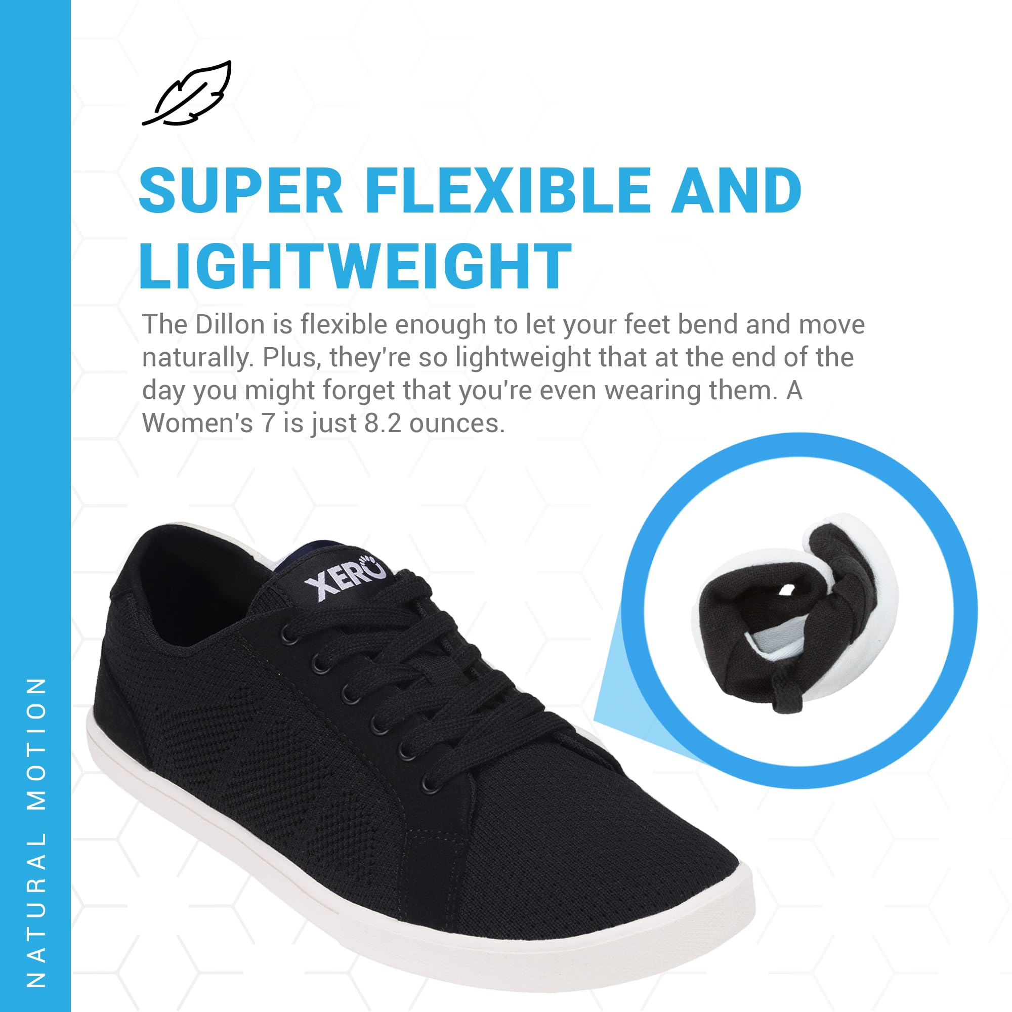 Xero Shoes Dillon Classic - Women's Barefoot Casual Shoes with Breathable Mesh | Zero Drop, Wide Toe Box Minimalist Design | Perfect for Walking, Running & Everyday Comfort