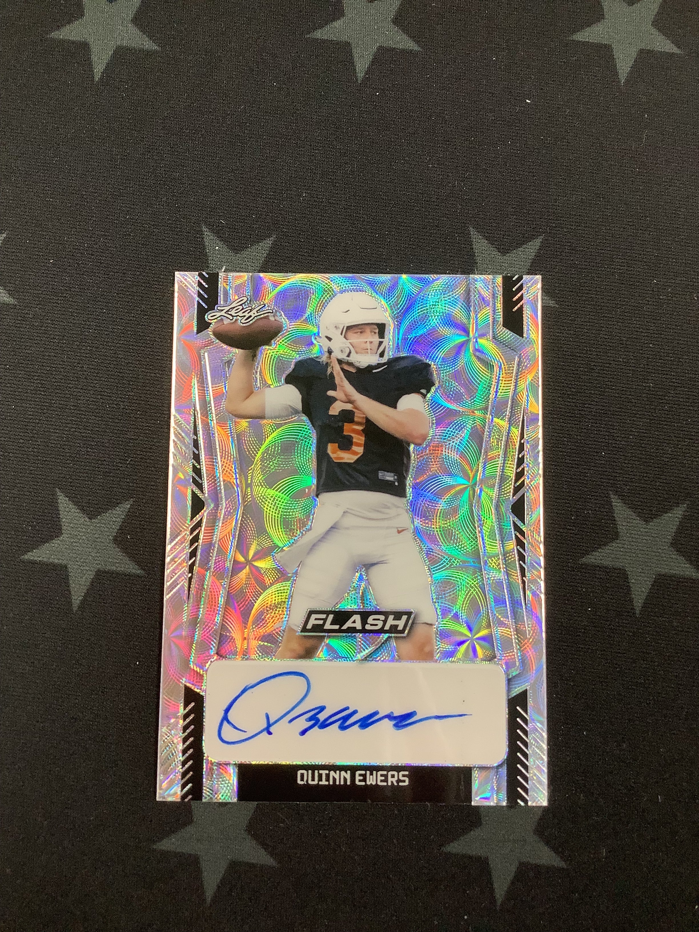 2022 LEAF FLASH FOOTBALL QUINN EWERS AUTO #BA QE1 /30 - Rare Signed Collectible for Football Fans & Sports Memorabilia Enthusiasts - Perfect for Display, Investment & Gifting