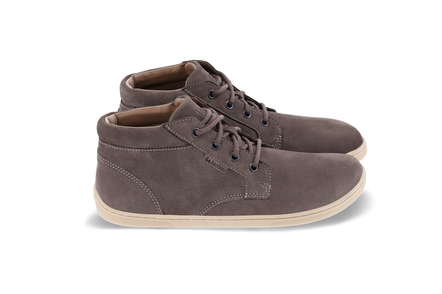 Barefoot Shoes Be Lenka Synergy - Unisex Chocolate & Beige Minimalist Footwear for Walking, Running & Everyday Comfort