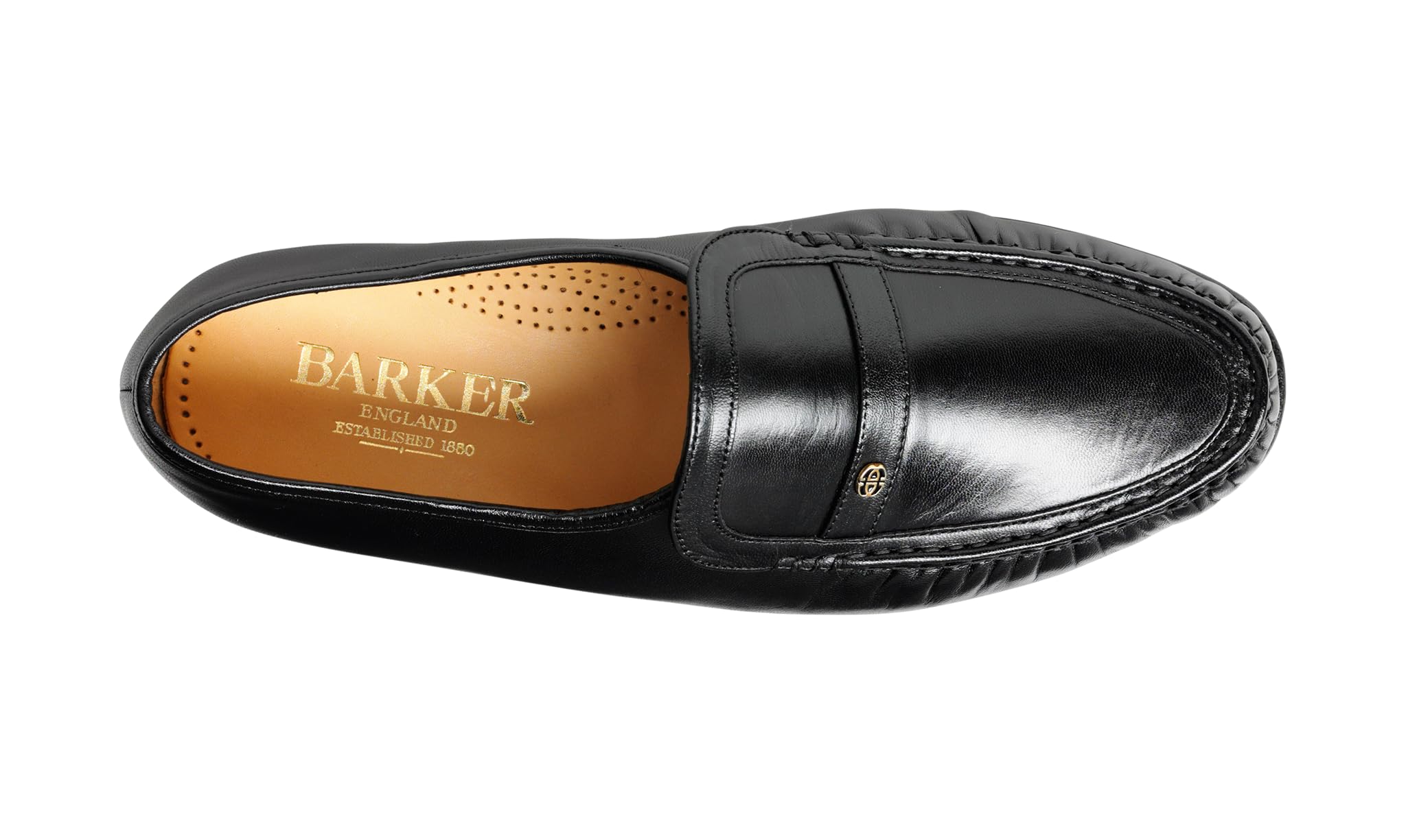 BARKER Jefferson Handcrafted Genuine Leather Men's Loafers - Premium Slip-On Dress Shoes for Business, Wedding & Formal Occasions | Comfortable & Stylish Office & Evening Wear