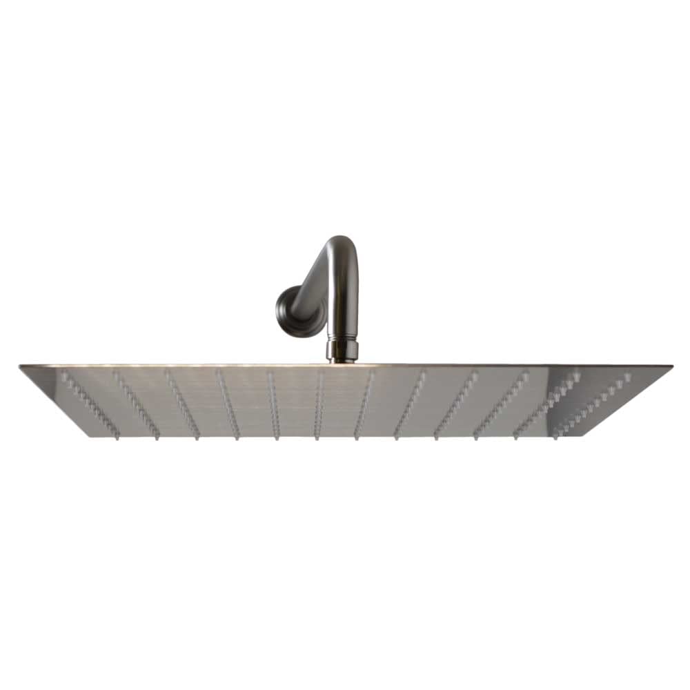 Westbrass SHS1616-07 16 Inch Square High Pressure Rainfall Shower Head in Satin Nickel Finish - Perfect for Spa-Like Bathroom Experience & Modern Home Upgrade