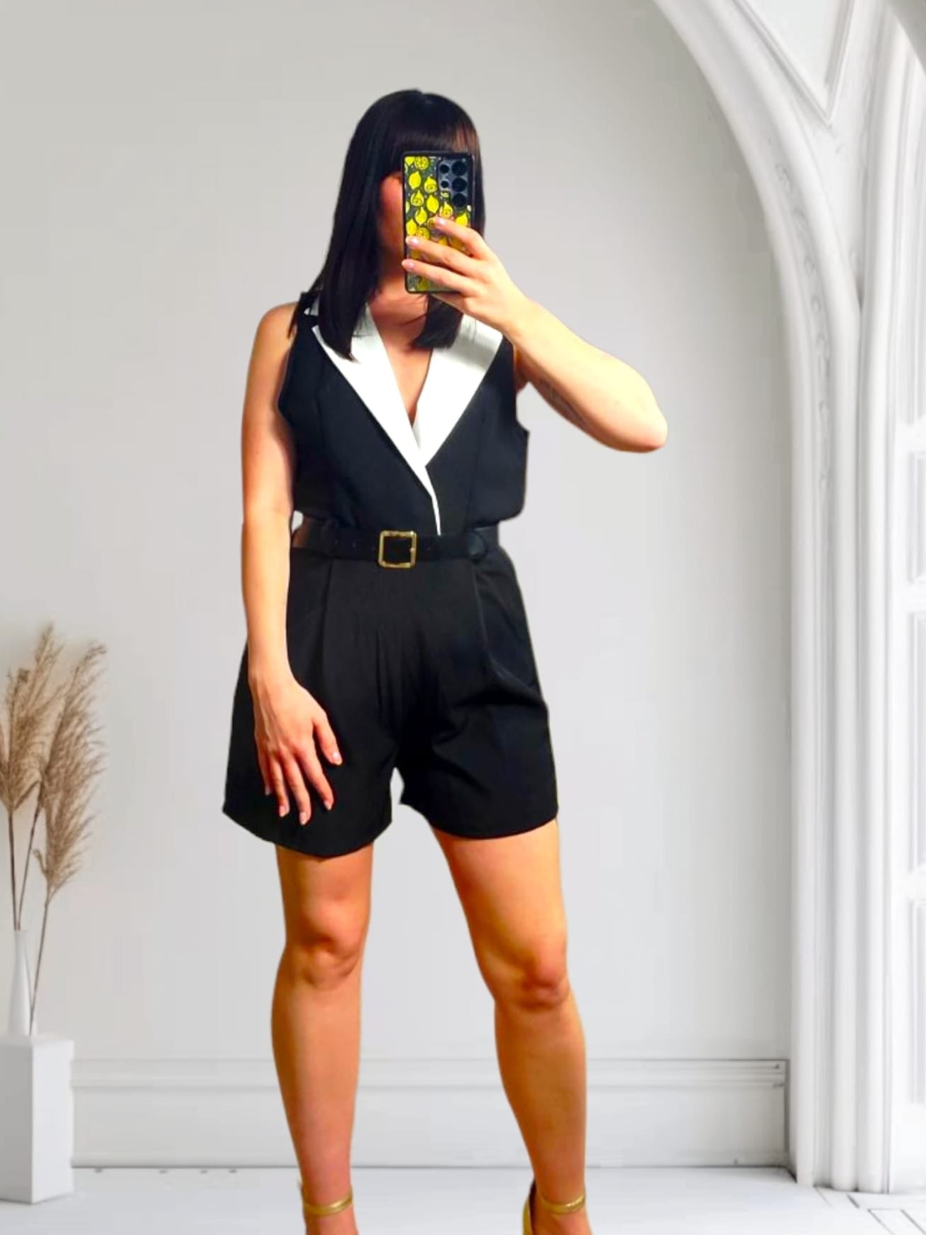 Raven Black Playsuit for Women - Stylish Jumpsuit for Casual Wear, Night Out, and Party | Comfortable & Fashionable One-Piece Outfit