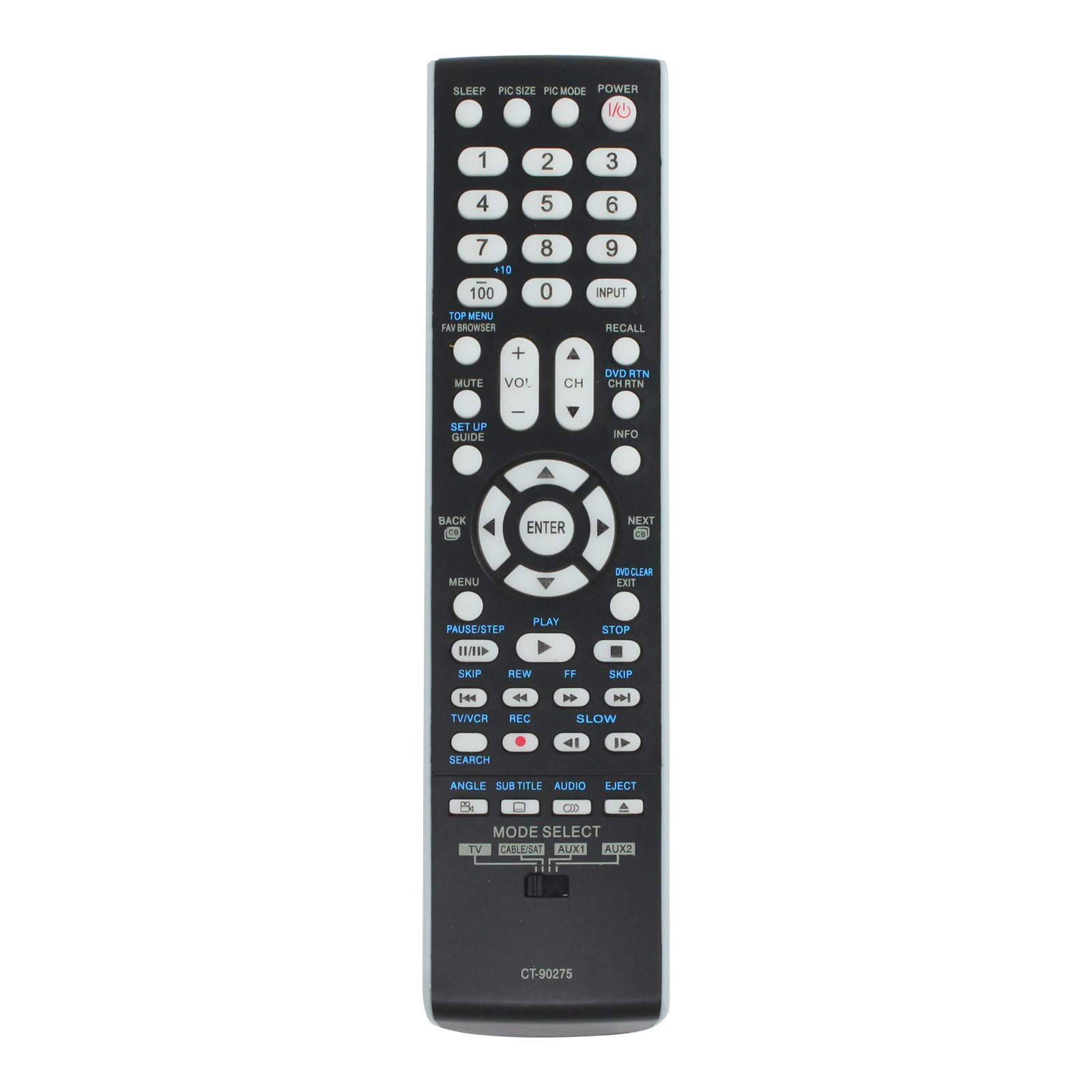 Original CT-90275 Universal Remote Control Replacement for Toshiba 26LV47 TV - Compatible with Multiple Toshiba TV Models | Perfect for Living Room, Bedroom & Home Theater Setup
