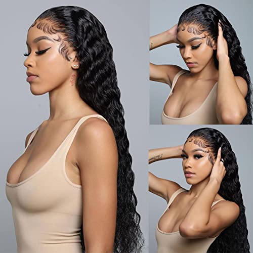 Deep Wig Transparent Lace