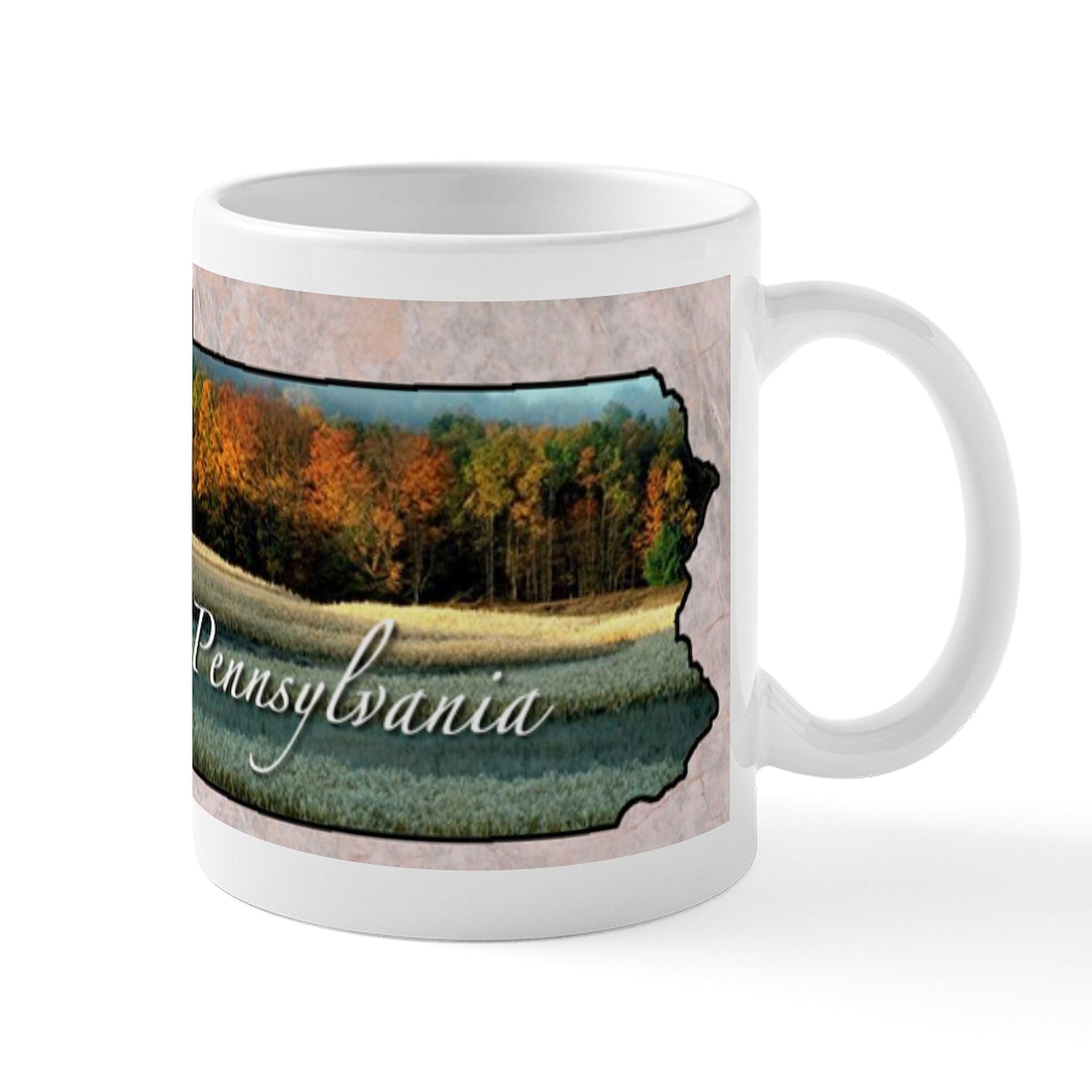 Pennsylvania Themed 11 oz (325 ml) Ceramic Coffee Mug - Perfect for Home, Office & Gift Giving | CafePress