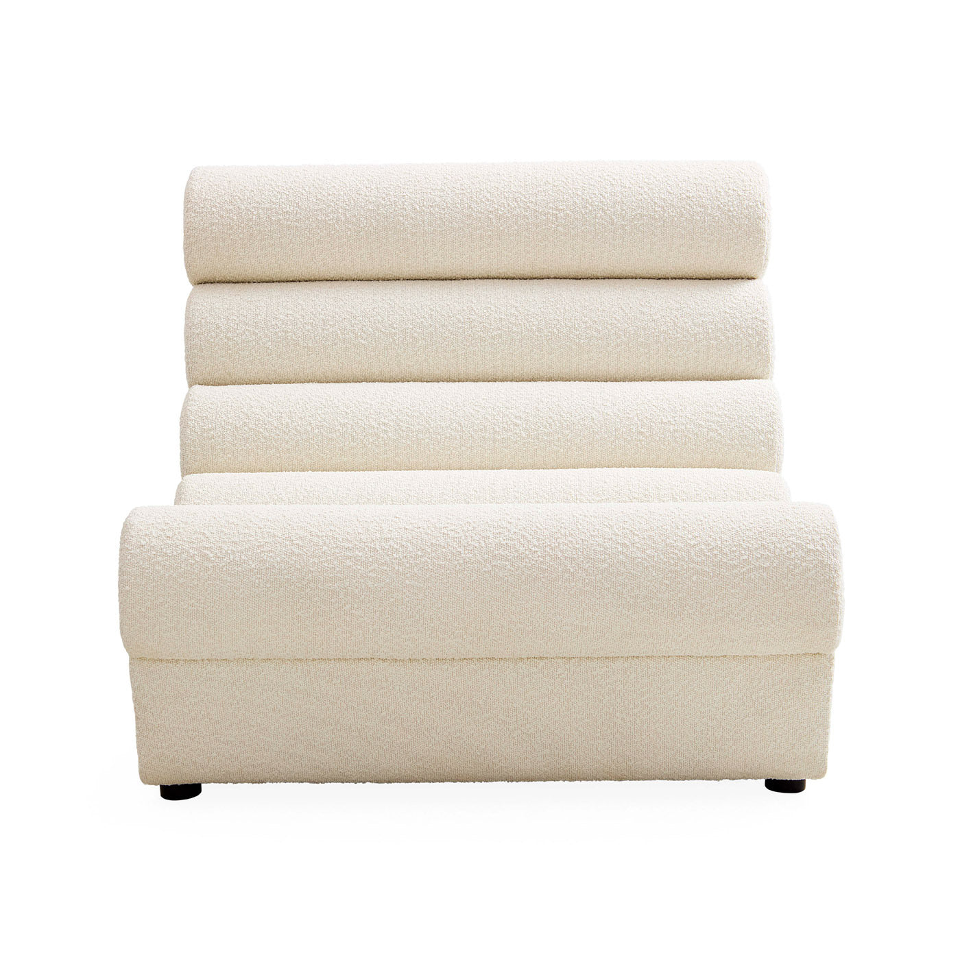 Futura Slipper Chair - Modern Accent Chair for Living Room, Bedroom & Office - Comfortable Upholstered Lounge Chair for Small Spaces