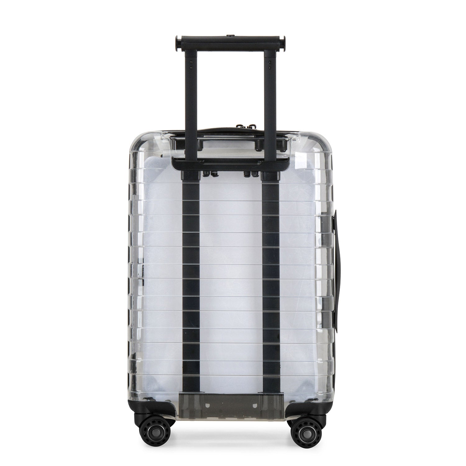Millennial II Clear Transparent Carry On Luggage - Lightweight Durable Suitcase for Travel, Business Trips & Weekend Getaways