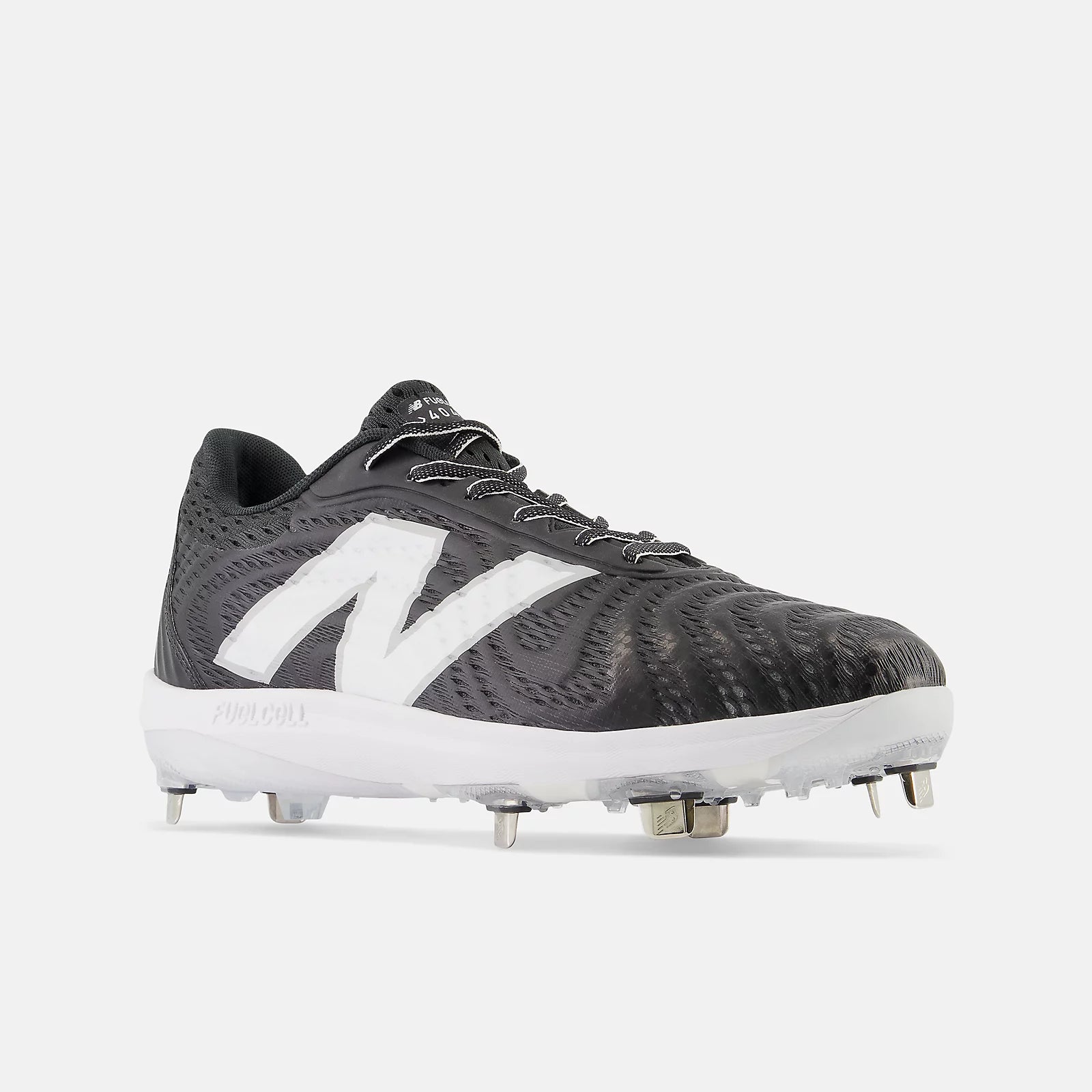 New Balance L4040BK7 Low Baseball Cleats for Men - Black Athletic Shoes for Baseball, Softball & Training - Lightweight Comfort & Traction