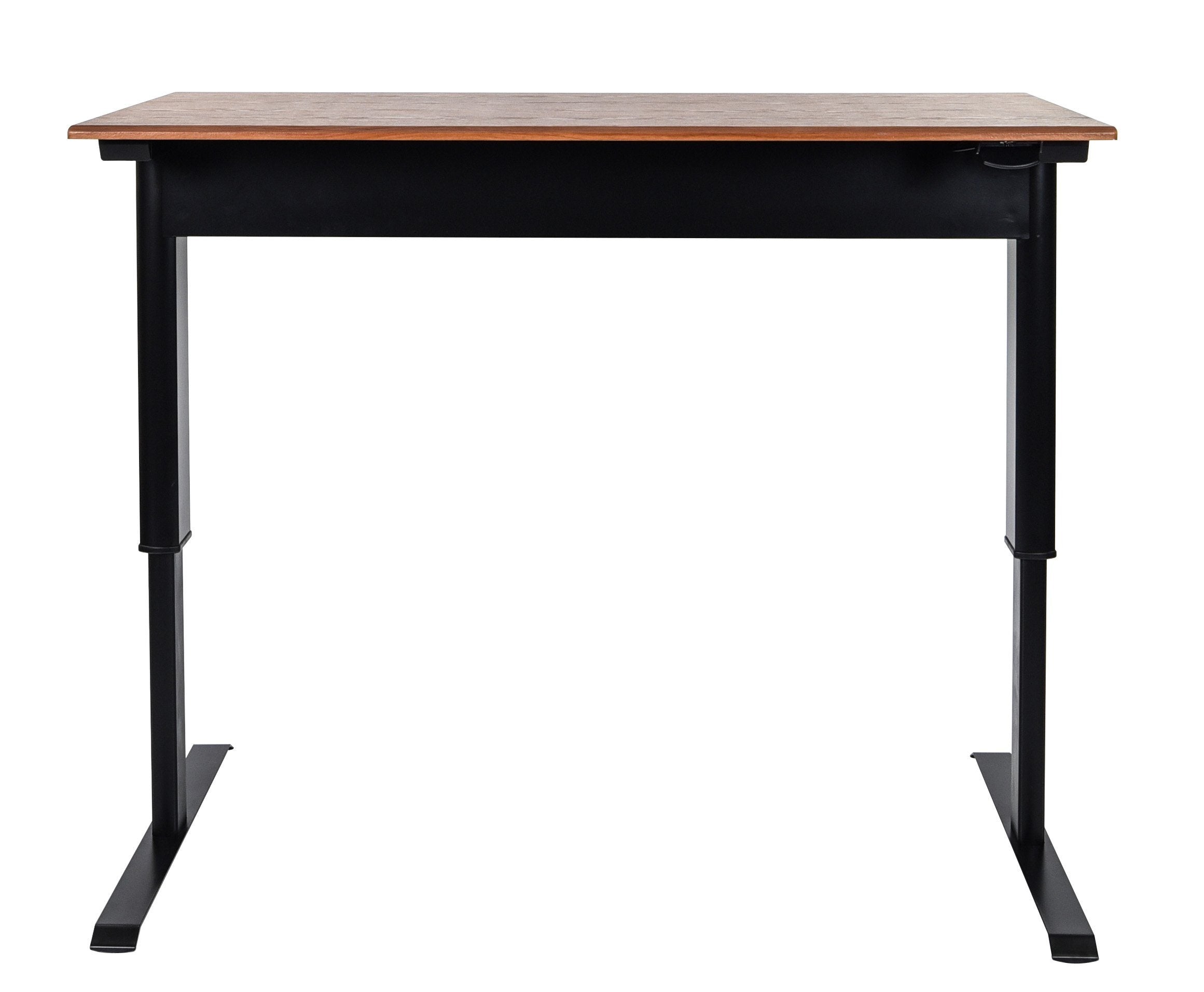 Ergonomic Luxor Pneumatic Adjustable Height Standing Desk - Electric Sit Stand Workstation for Home & Office - Perfect for Remote Work, Gaming & Study