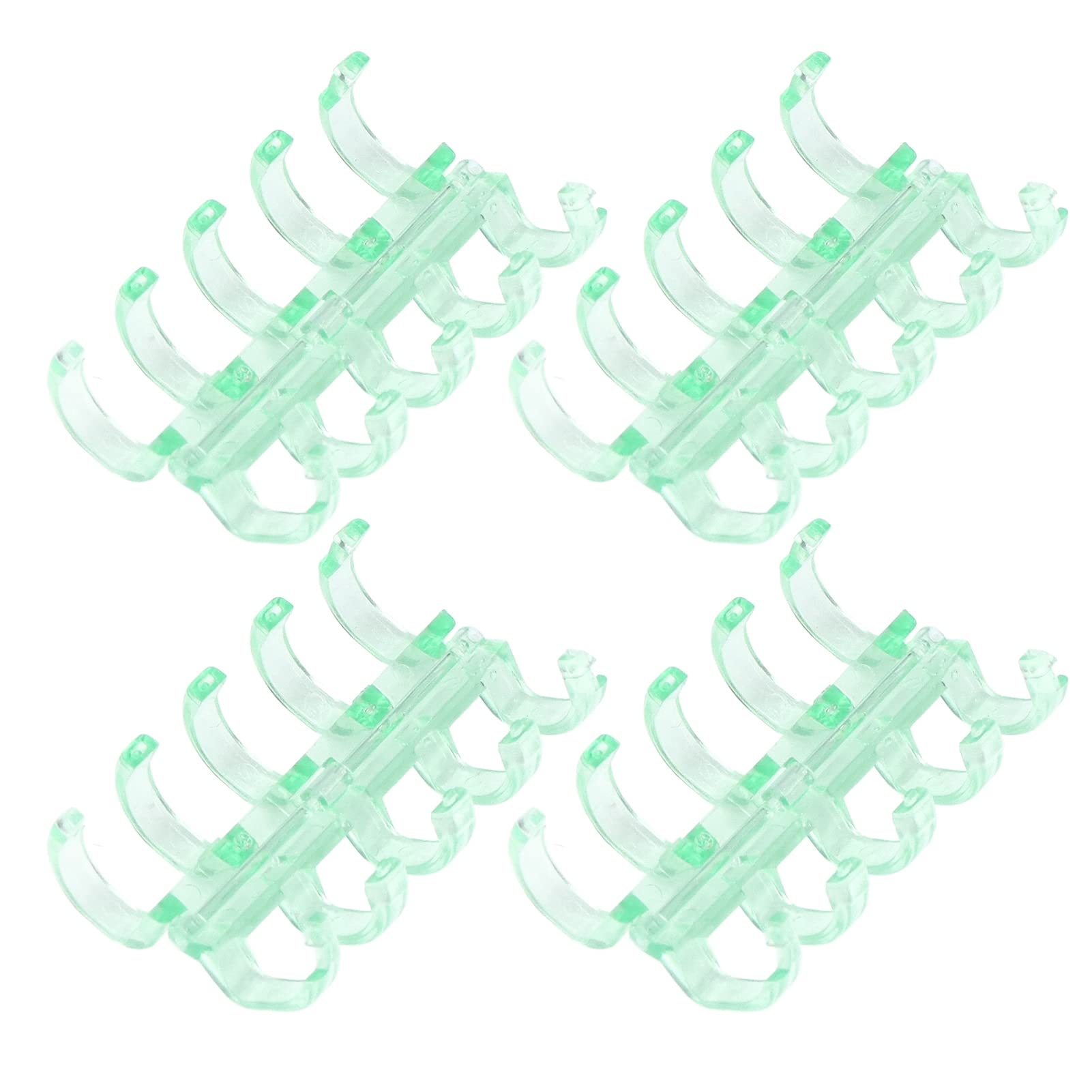 11mm Clear Green Binding Rings - Segmented Design for Office & School Supplies | Organize Documents, Reports & Presentations | Perfect for Binders, Notebooks & DIY Projects | Ideal for Teachers, Students & Office Professionals | Great for Classroom Handouts, Business Reports & Craft Projects | Use for School Projects, Office Filing & Creative Scrapbooking | Perfect for Organizing Lesson Plans, Client Portfolios & Wedding Invitations | Enhance Productivity in Classrooms, Offices & Home Crafting