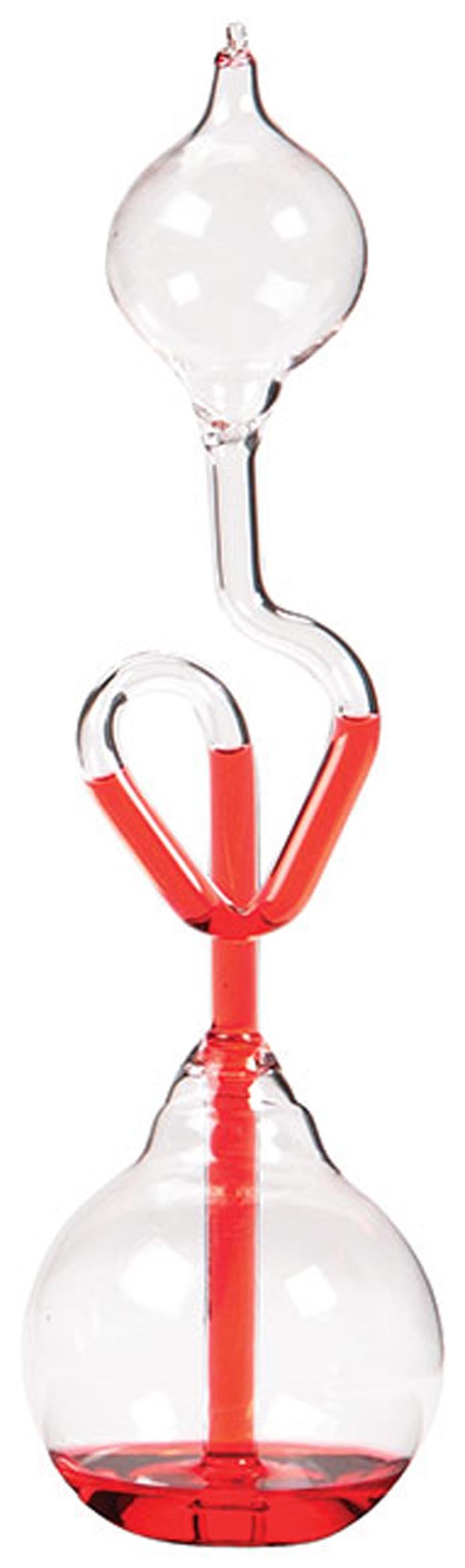 Westminster Hand Boilers - Red Glass Science Toy for Kids & Adults - Fun Physics Experiment, Desk Decor & Gift Idea for Science Lovers