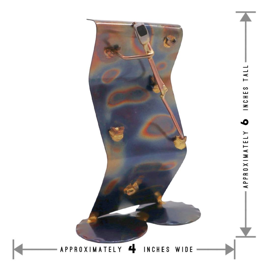 Handmade Metal Rock Wall Climber Figurine - Unique Desk Accessory, Office Trophy & Boss Gift for Home Décor | Perfect for Rock Climbing Enthusiasts & Office Motivation