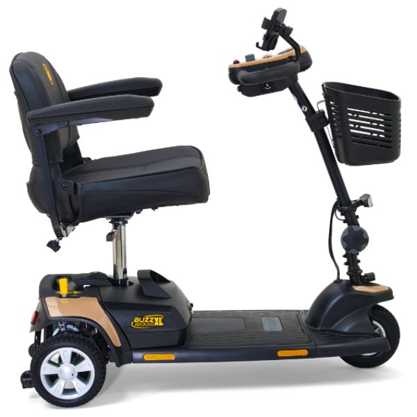Golden Technologies Buzzaround XL 3-Wheel Mobility Scooter - Lightweight & Portable Electric Scooter for Adults & Seniors - Ideal for Shopping, Travel & Outdoor Activities