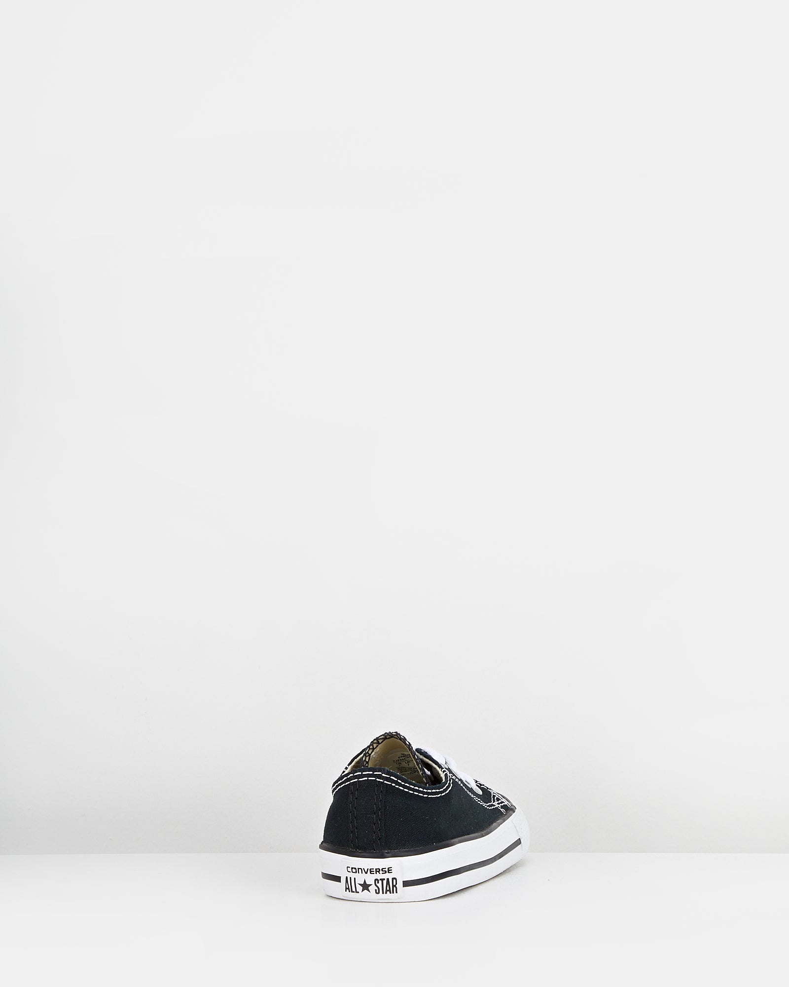 Chuck Taylor All Star Core Ox Infant Sneakers - Black Canvas Shoes for Baby Boys & Girls | Comfortable & Stylish for Everyday Wear, Playdates & First Steps