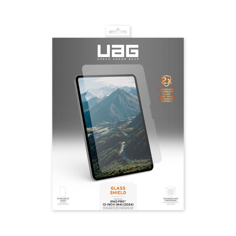 UAG Screen Protector for iPad Pro 13 M4 - Tempered Glass, Anti-Scratch, Bubble-Free - Perfect for Work, Study, and Entertainment