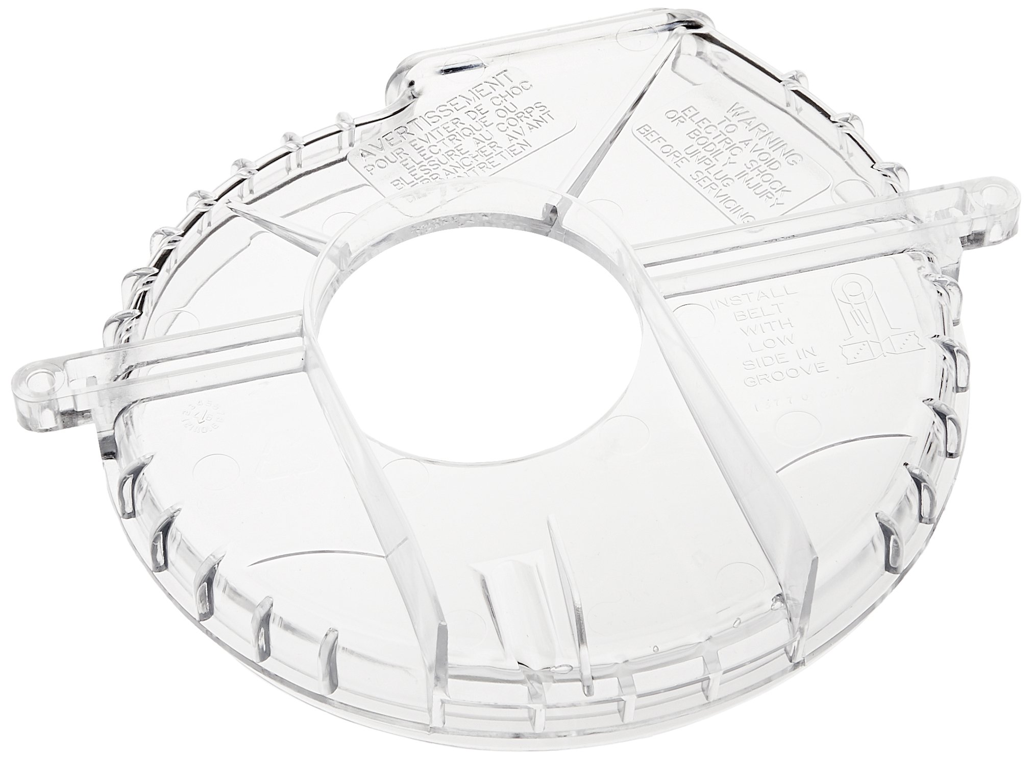 Eureka Sanitaire Clear Plastic Fan Chamber Cover for Vacuum Cleaners - Replacement Part for Home Cleaning & Maintenance