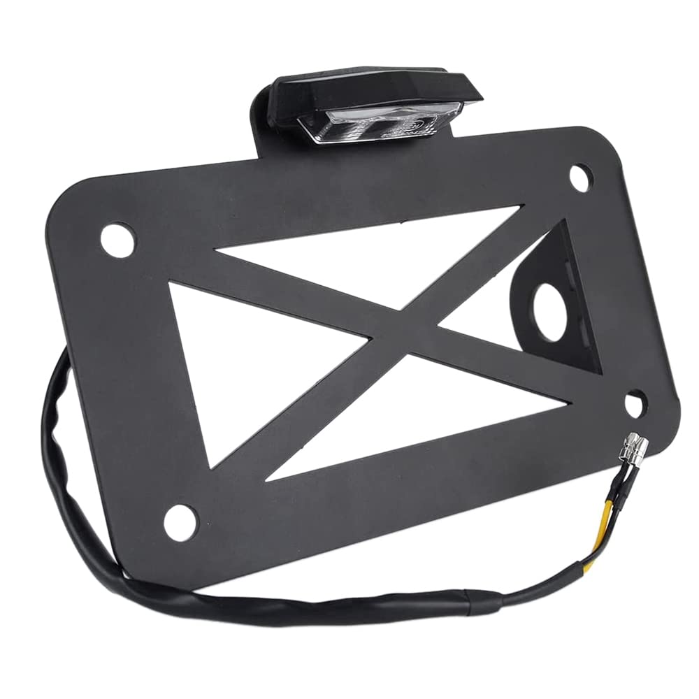Acrosser LED License Plate Holder - Universal Side Mount License Plate Bracket with Bright LED Light for Cars, Trucks & SUVs - Perfect for Night Driving & Enhanced Visibility