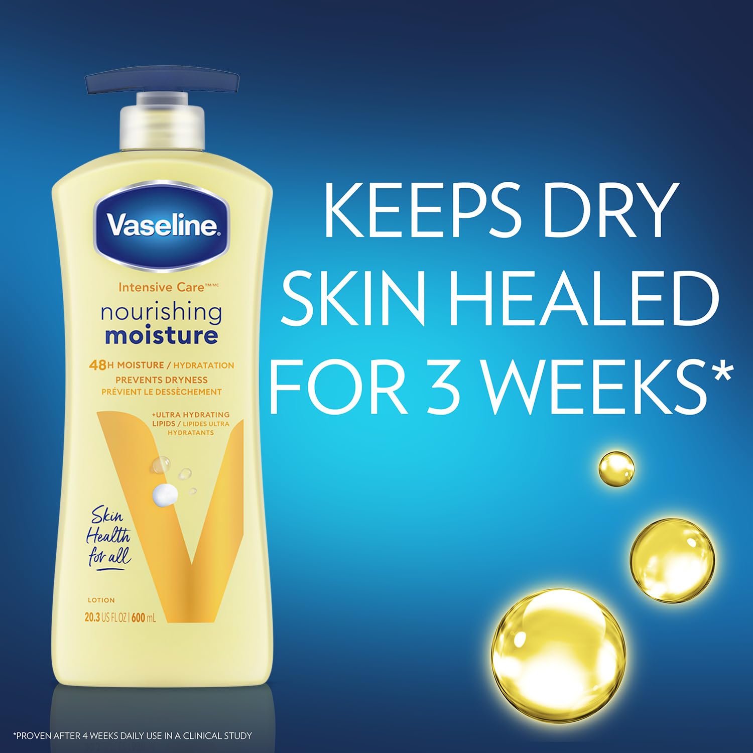 Vaseline Intensive Care Essential Healing Body Lotion 20.3 oz + Petroleum Jelly Original 7.5 oz + All-Over Body Balm Stick 1.4 oz - 3-Piece Moisturizing Skin Care Set for Dry, Cracked Skin - Perfect for Daily Hydration, Winter Care & On-The-Go Use