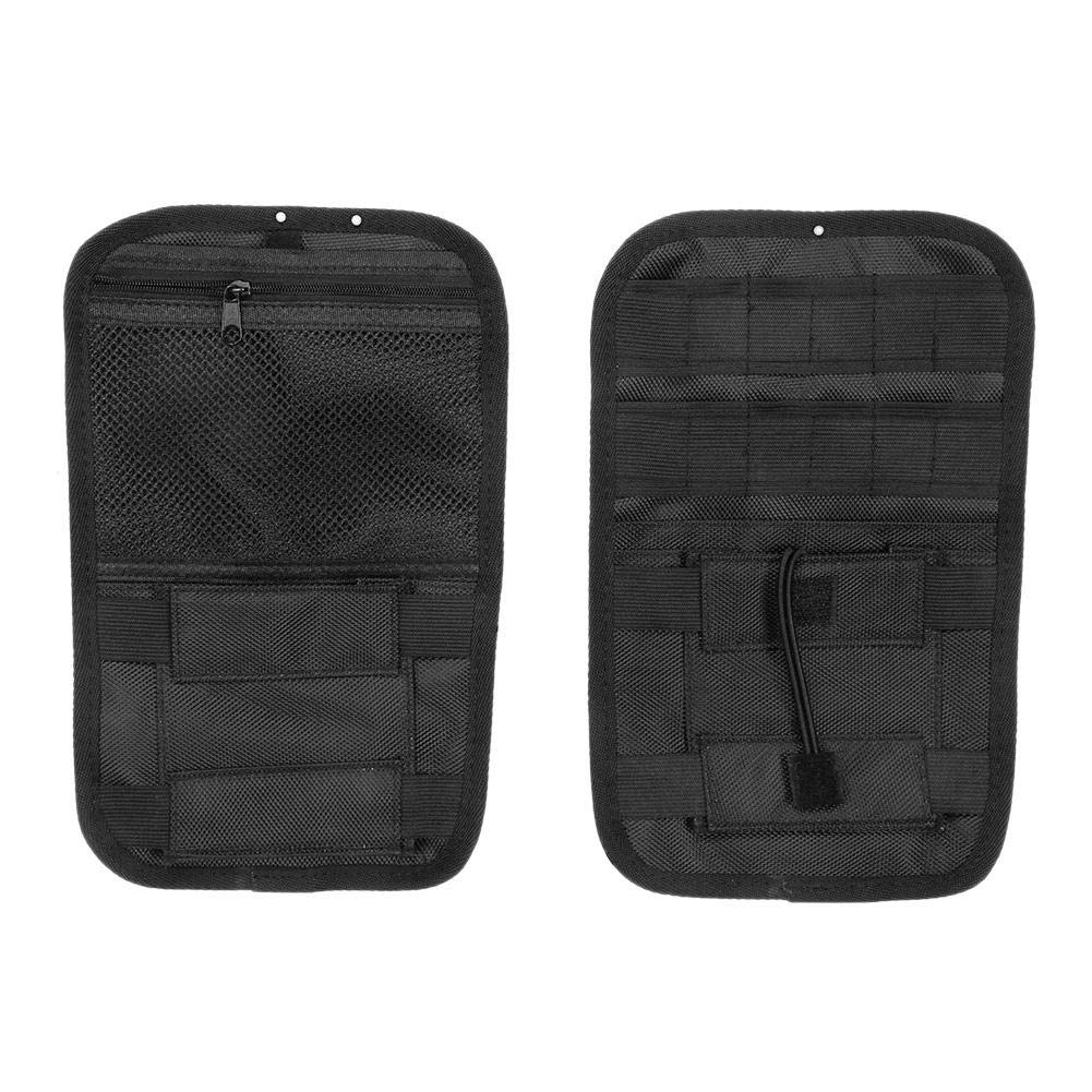 Aramox Universal Motorcycle Side Organizer Storage Bags - Pair of Left & Right Saddlebags, Interior Liner Organizer (Black) - Fits Most Bikes 1980-2023 - Perfect for Road Trips, Commuting & Adventure Riding