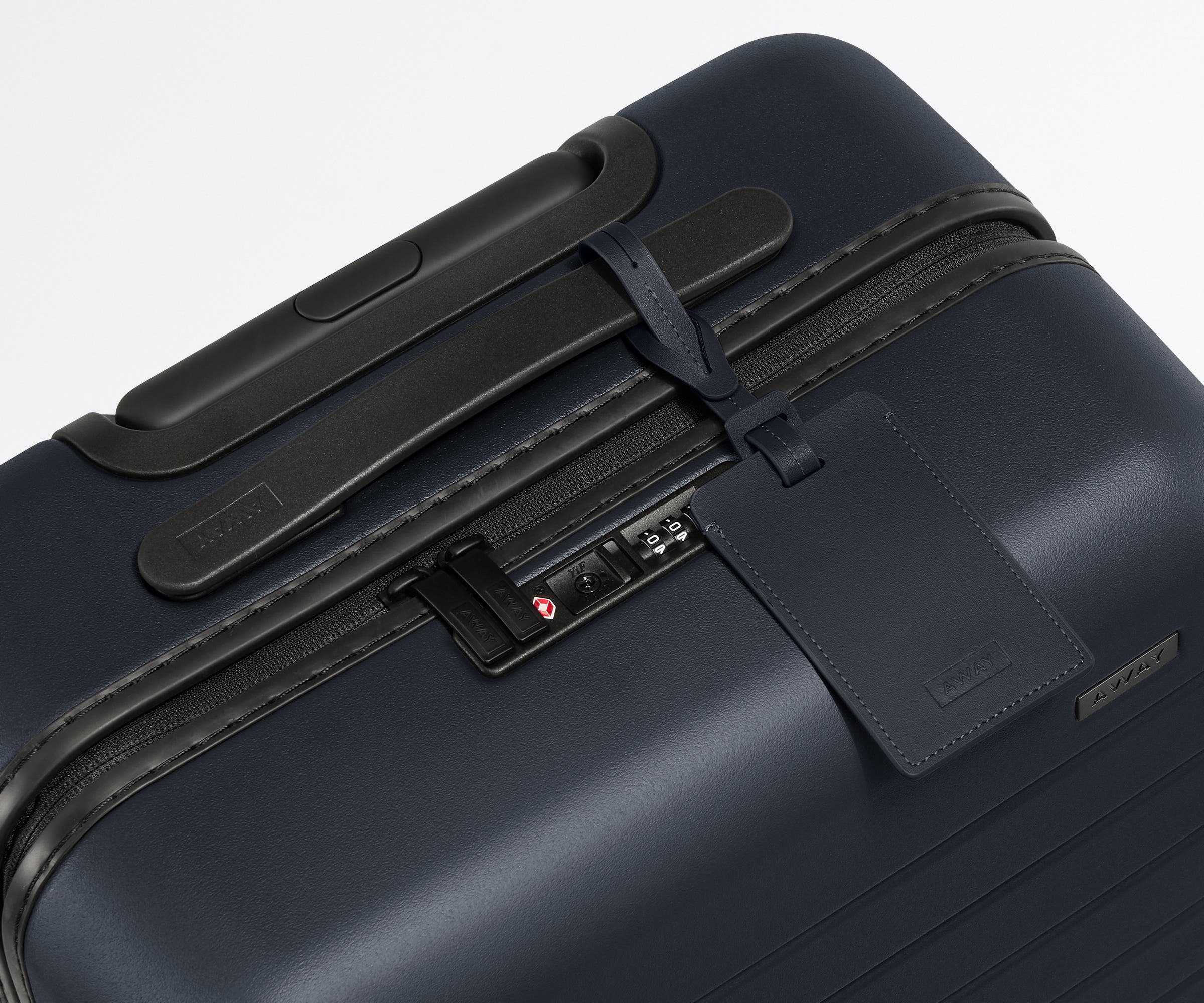 Premium Navy Blue Luggage Tag - Durable Travel ID Tag for Suitcases & Bags - Perfect for Airports, Cruises & Business Trips