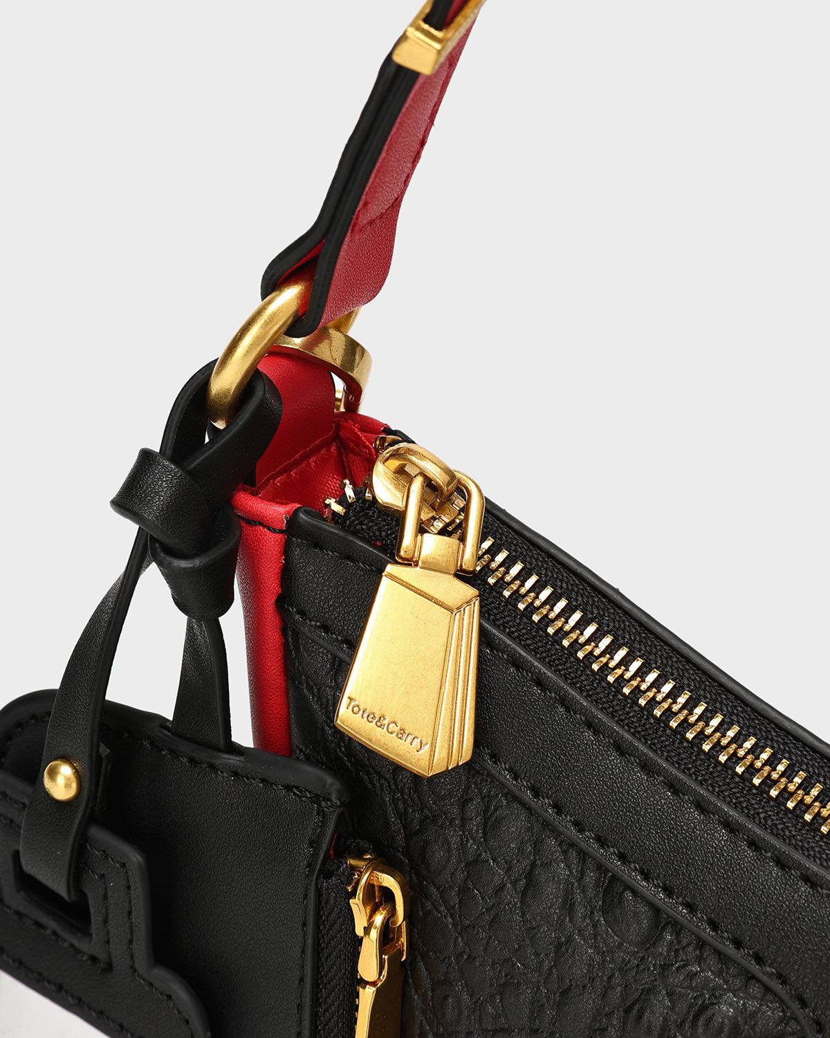 Stylish Red Bottom Shoulder Purse for Women - Trendy Crossbody Bag for Daily Use, Shopping & Travel