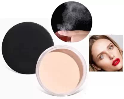 AGLEY Oil-Free Mineral Loose Powder - Lightweight, Natural Finish for Oily & Sensitive Skin | Perfect for Daily Wear & Makeup Setting