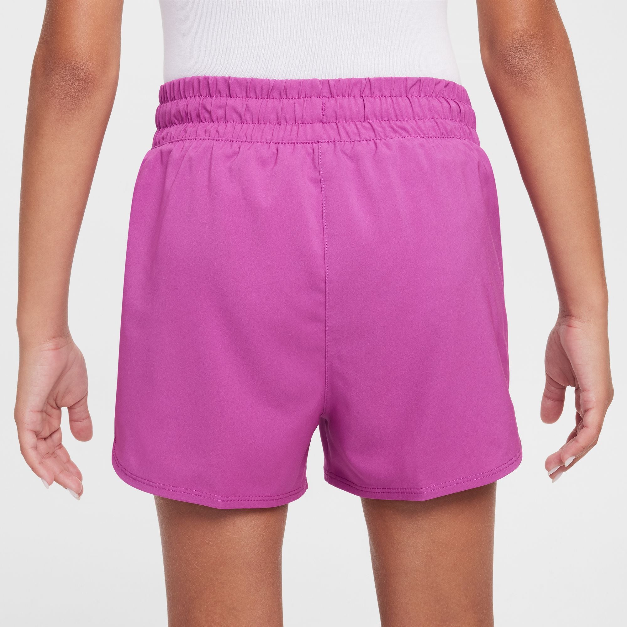 Nike Girls' Dri-FIT High Waisted Woven Shorts - Moisture-Wicking Athletic Shorts for Running, Yoga & Gym Workouts