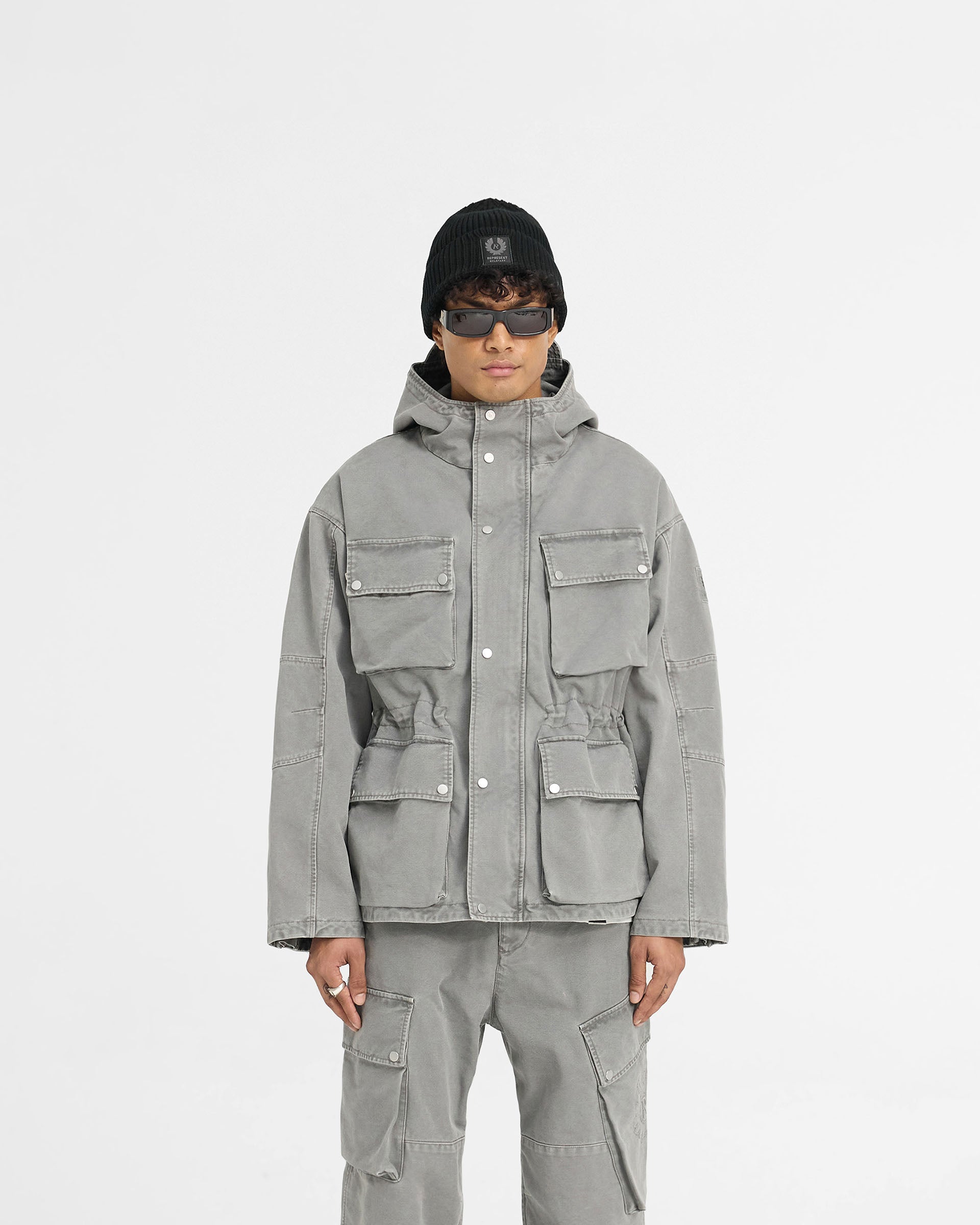 Represent X Belstaff Enduro Jacket - Waterproof Motorcycle Jacket for Men | Windproof & Durable Riding Gear for Adventure & Urban Commuting