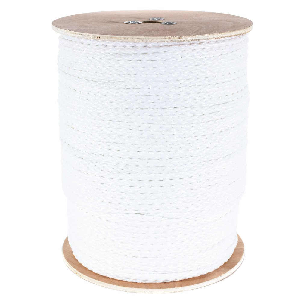 High-Strength Hollow Braid Polypropylene Rope - 3/8