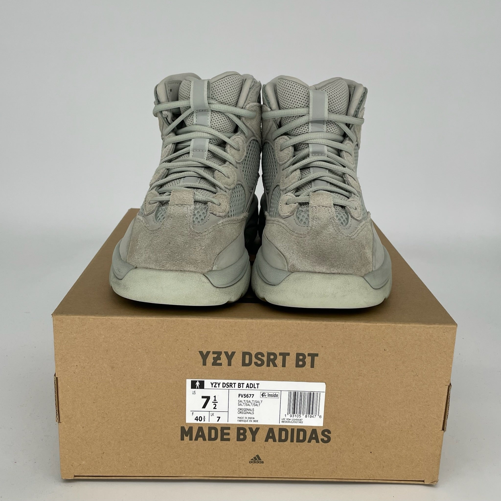 Adidas Yeezy Desert Boot Salt - Men's Size 7.5 (FV5677) | Stylish & Comfortable Hiking & Outdoor Shoes for Adventure Enthusiasts