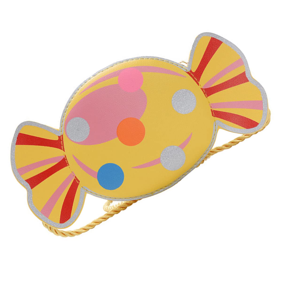 TENDYCOCO Kids Candy Shaped Storage Pouch - Cute Candy Design Organizer Bag for Toys, Snacks & School Supplies - Perfect for Home, Travel & Birthday Gifts