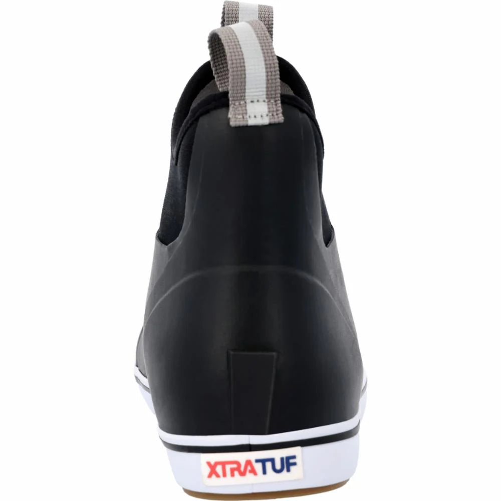 Men's Wide Ankle Deck Boots - Comfortable & Durable Waterproof Boots for Outdoor Work, Hiking & Casual Wear