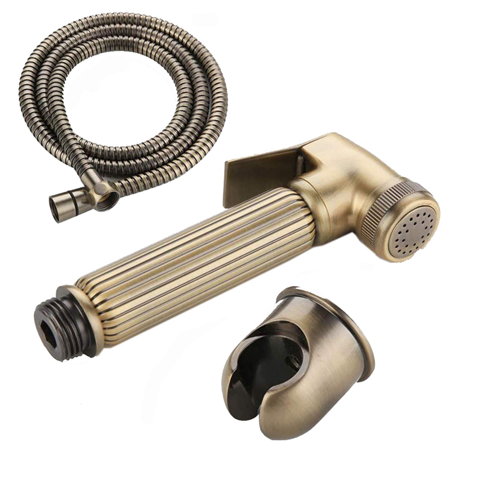 Portable Bidet Sprayer for Toilet, Brass Cloth Diaper Washer Set, Wall-Mounted Cold Water Bidet Faucet Kit with Hose – Perfect for Bathroom, Travel & Eco-Friendly Diaper Cleaning