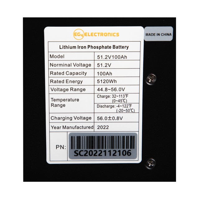EG4® LL-S 48V 100AH Lithium Battery | 5.12kWh Server Rack Battery with 10 Year Warranty | Perfect for Solar Energy Storage, Off-Grid Power & Data Center Backup